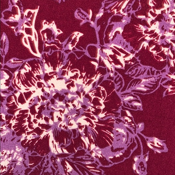 LuLaRoe Floral Purple & Pink XL Skirt - Picture 2 of 4